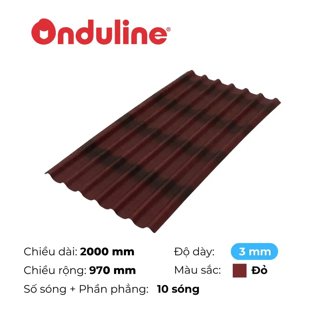 Onduline Tile Đỏ