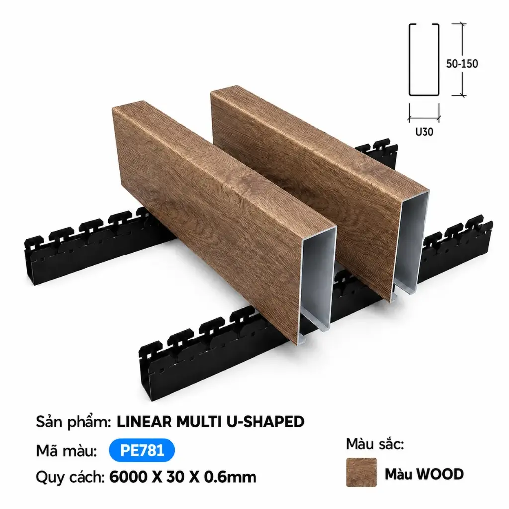 Multi U-shaped PE781