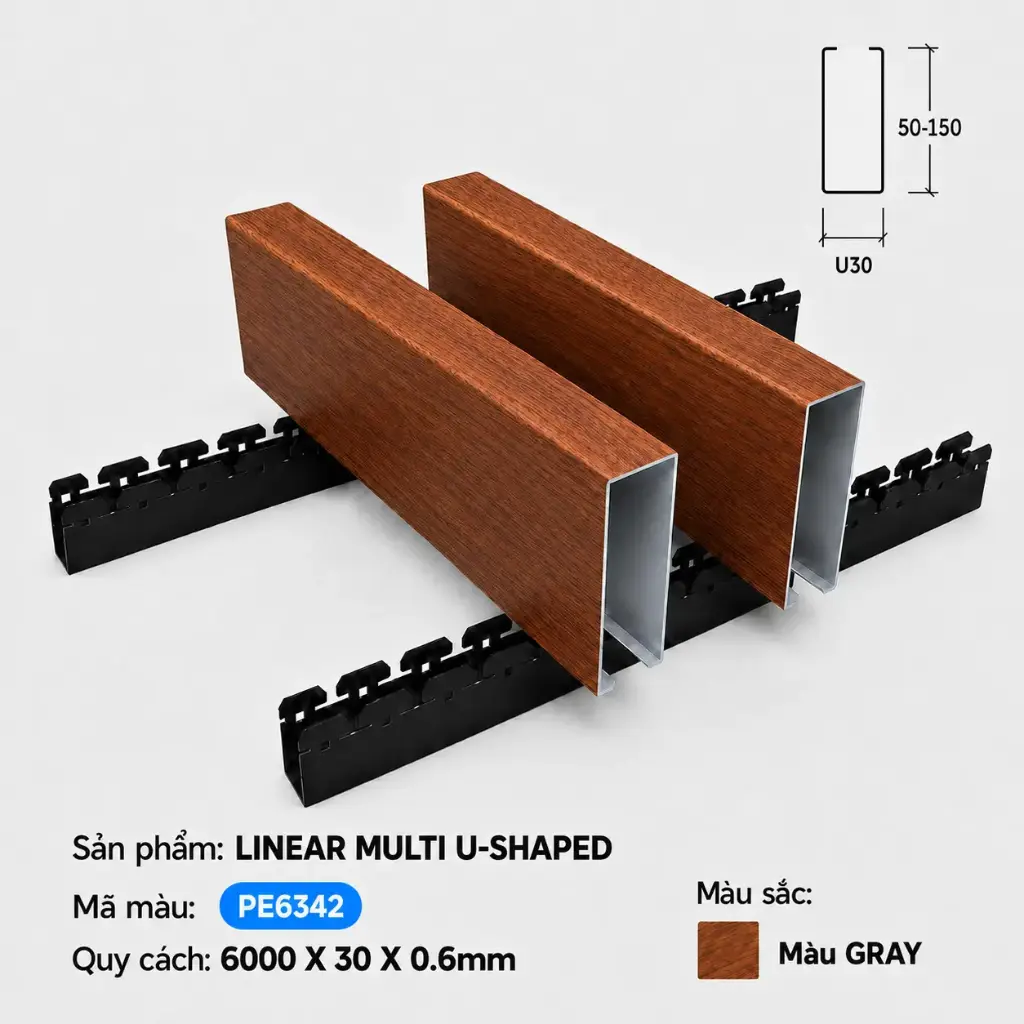 Multi U-shaped PE6342