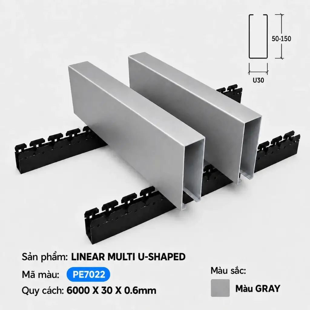 Multi U-shaped PE7022