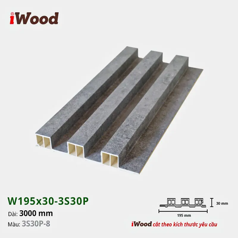 iWood W195x30-3S30P-8