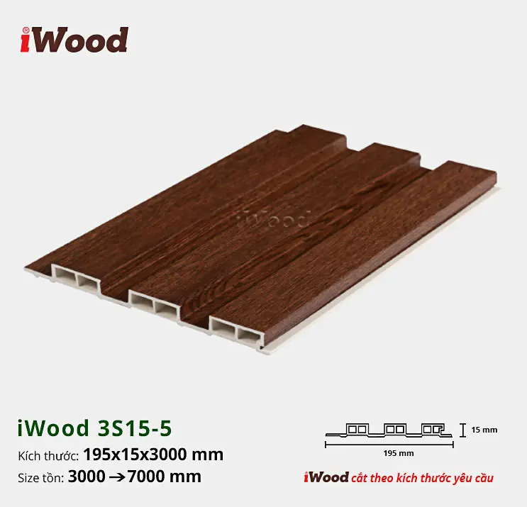 iWood W195x15-3S15-5