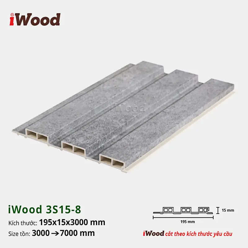 iWood W195x15-3S15-8