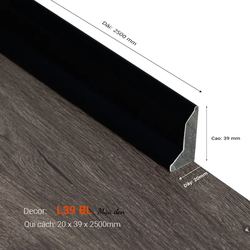 Len Tường Nhựa L39 BL