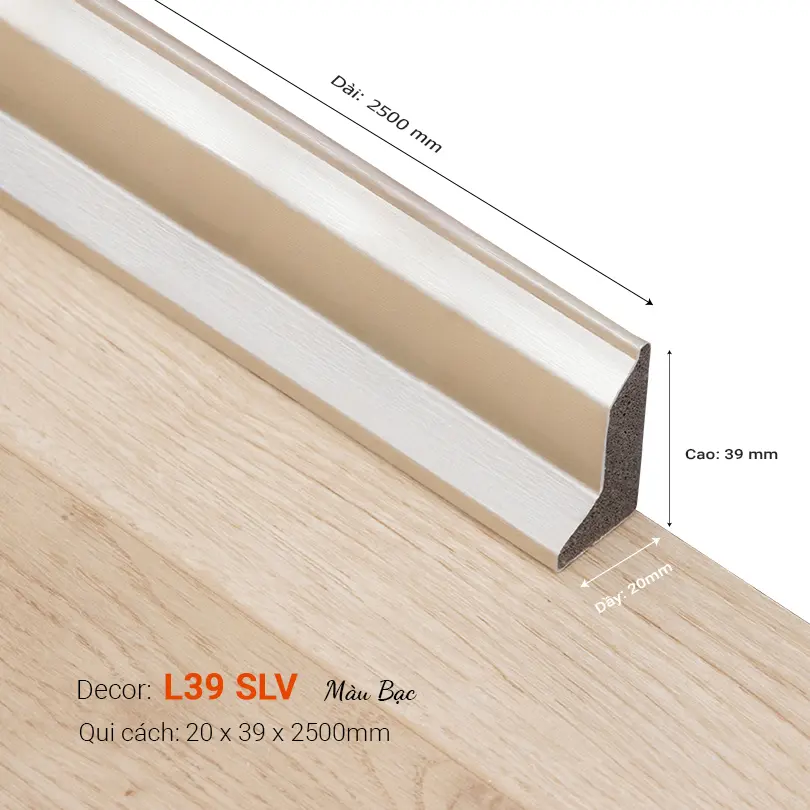 Len Tường Nhựa L39 SLV