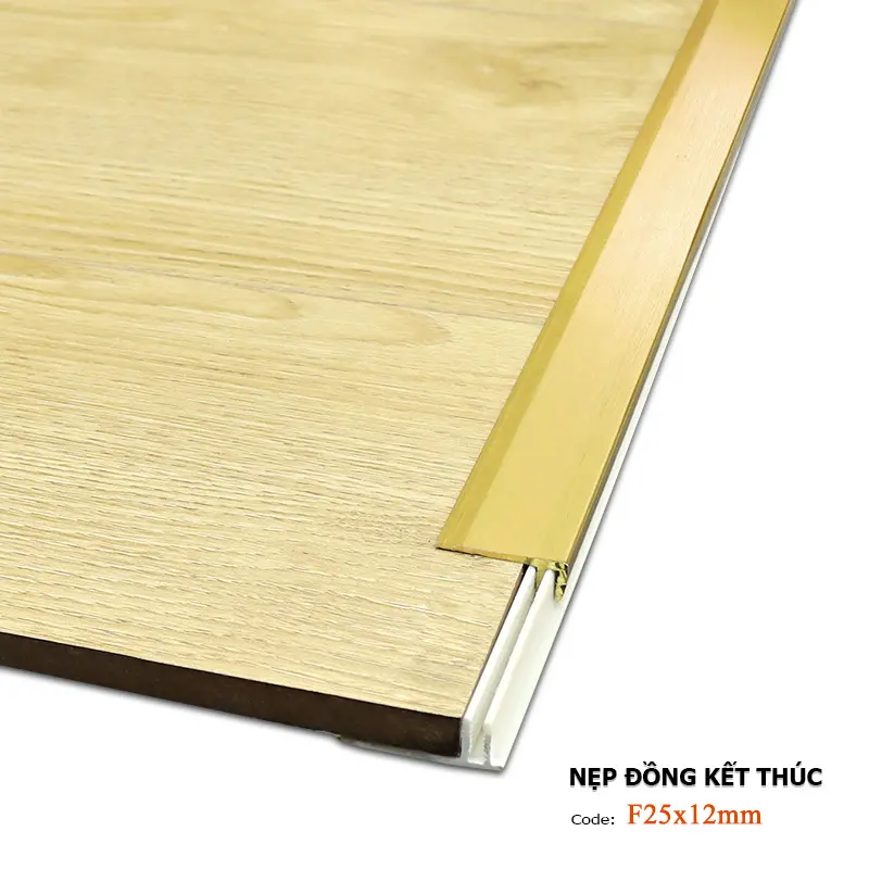 Nẹp Đồng Kết Thúc F-12mm