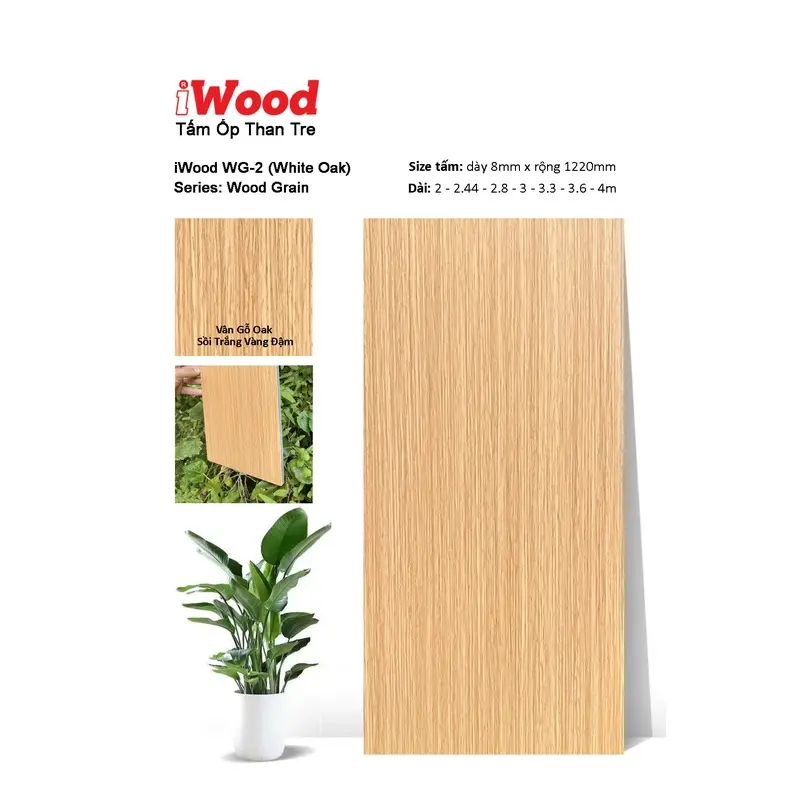 Tấm Than Tre Film Vân Gỗ WG-2