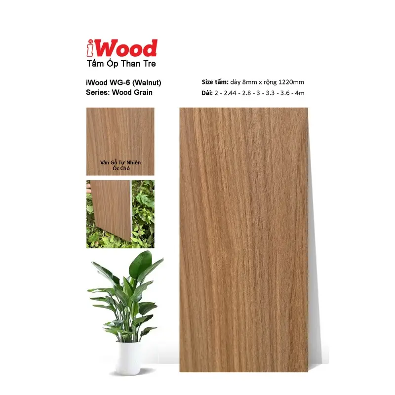Tấm Than Tre Film Vân Gỗ WG-6