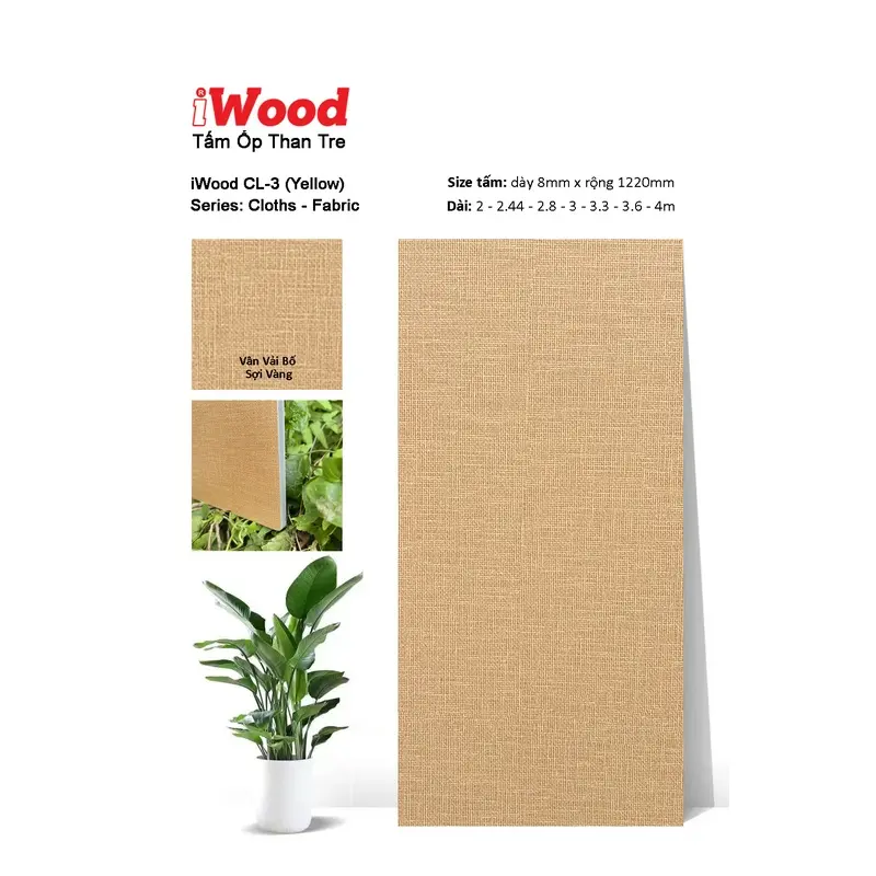 Tấm Than Tre Film Vân Vải CL-3