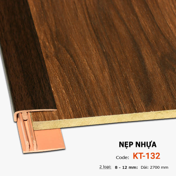 Nẹp nhựa kết thúc KT-132 - 8MM