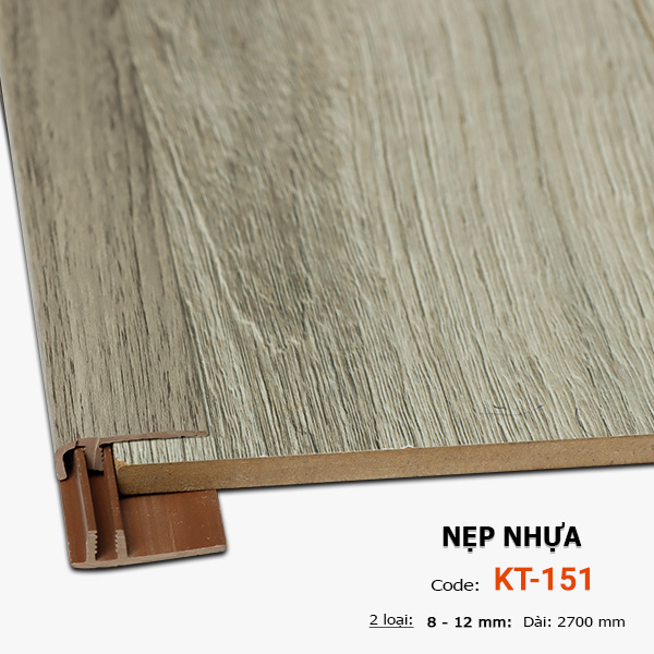 Nẹp nhựa kết thúc KT-151 - 8MM