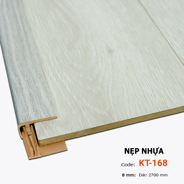 Nẹp nhựa kết thúc KT-168 - 8MM
