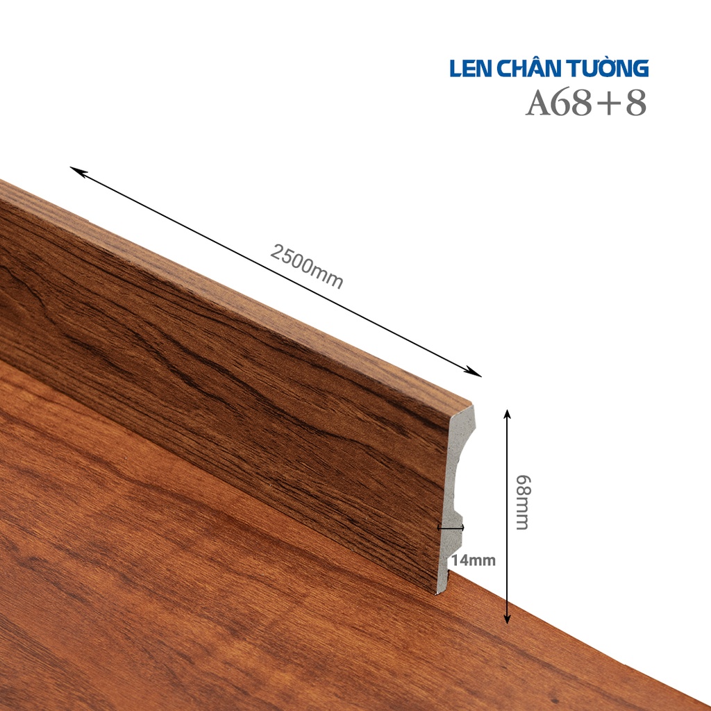 Len Tường Nhựa A68+8