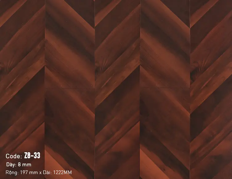 Sàn Gỗ 3K Art Xương Cá Z8-33