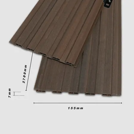 Tấm ốp 3K W155x7 - Cafe