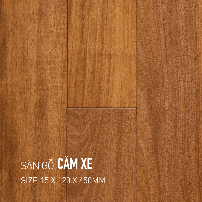 Sàn gỗ căm xe 120x450mm