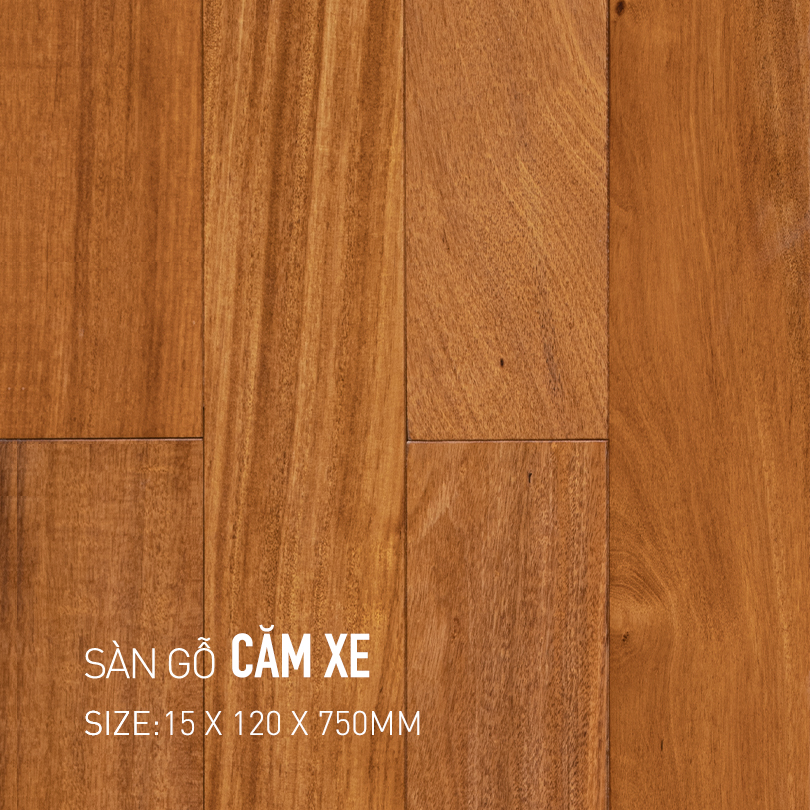 Sàn gỗ căm xe 120x750mm