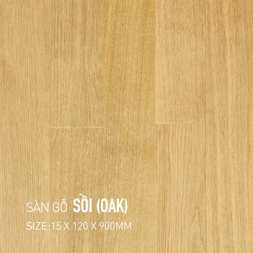 Sàn gỗ Sồi 120x900mm