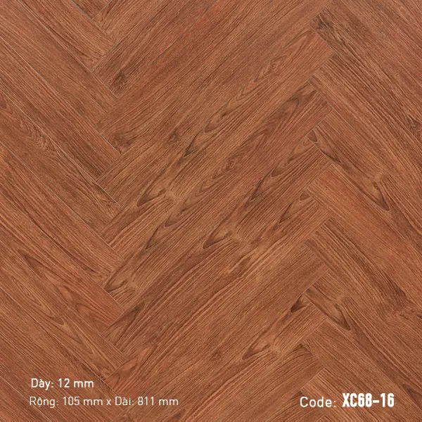 Sàn gỗ Xương Cá 3K VINA XC68-16