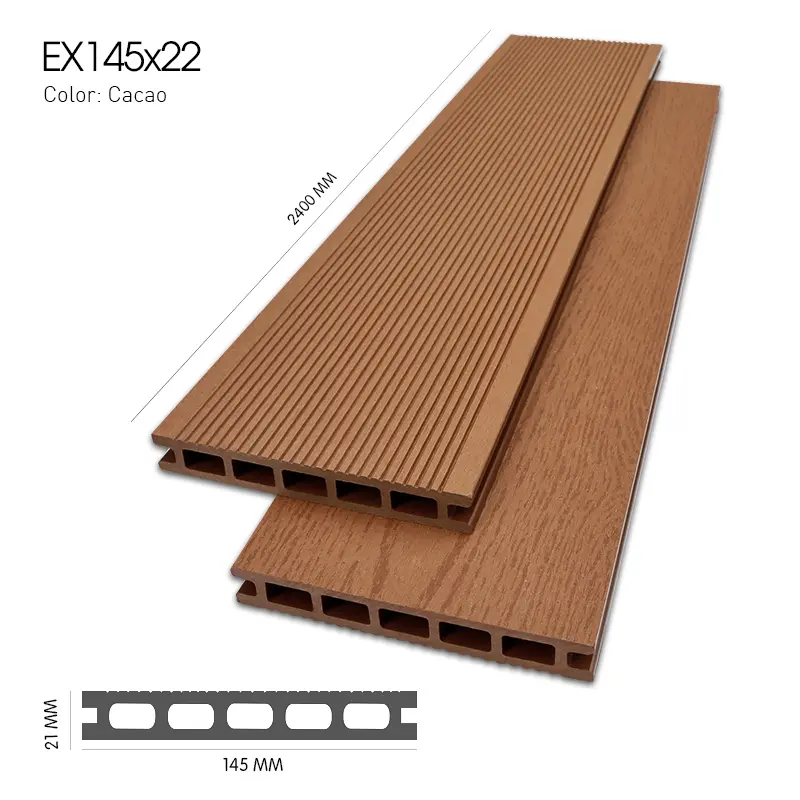 Gỗ Nhựa EX145x22 Cacao