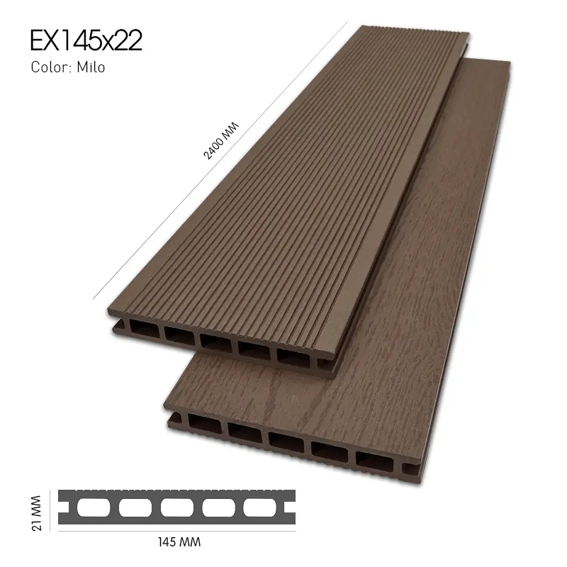 Gỗ Nhựa EX145x22 Milo