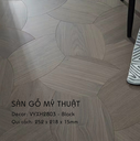 Sàn gỗ Mỹ Thuật Black - VYXH2803
