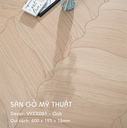 Sàn gỗ Mỹ Thuật Sồi - VYXX061 Kiểu Chiếc Lá