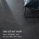 Sàn gỗ Mỹ Thuật Sồi - VYXX062 Kiểu Chiếc Lá