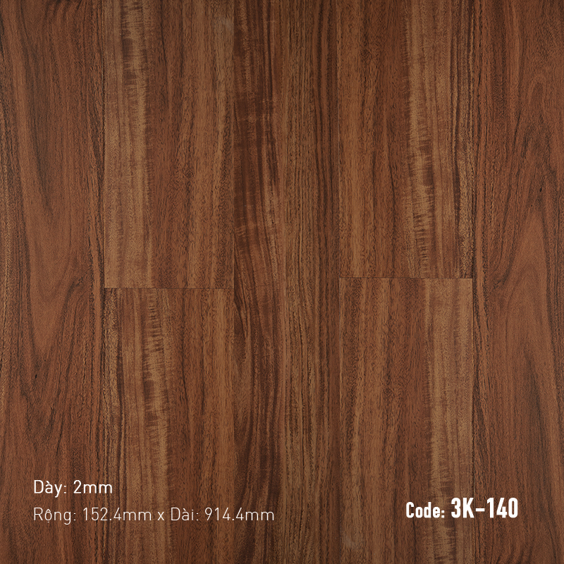 Sàn Nhựa Dán Keo 3K Vinyl K140