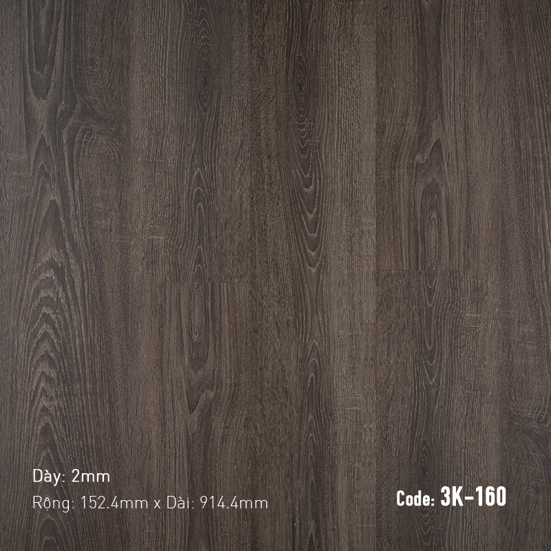 Sàn Nhựa Dán Keo 3K Vinyl K160