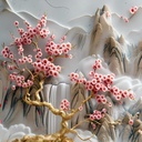  Tranh PVC Vân Đá 157091