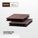 Sàn Nhựa Khoáng Fortadeck Brown