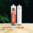 Keo Silicon trắng trong