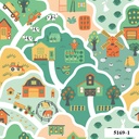 Giấy Dán Tường Dream World New 5169-1