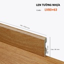 Len Tường nhựa LV80+63