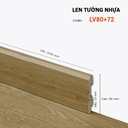 Len Tường nhựa LV80+72
