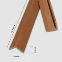 Chỉ Nẹp Nhựa V25x25-Wood