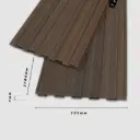 Tấm ốp 3K W155x7 - Cafe