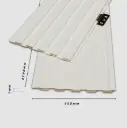 Tấm ốp 3K W155x7 - White