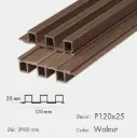 Tấm ốp 3K WPC Decor P120x25 Walnut